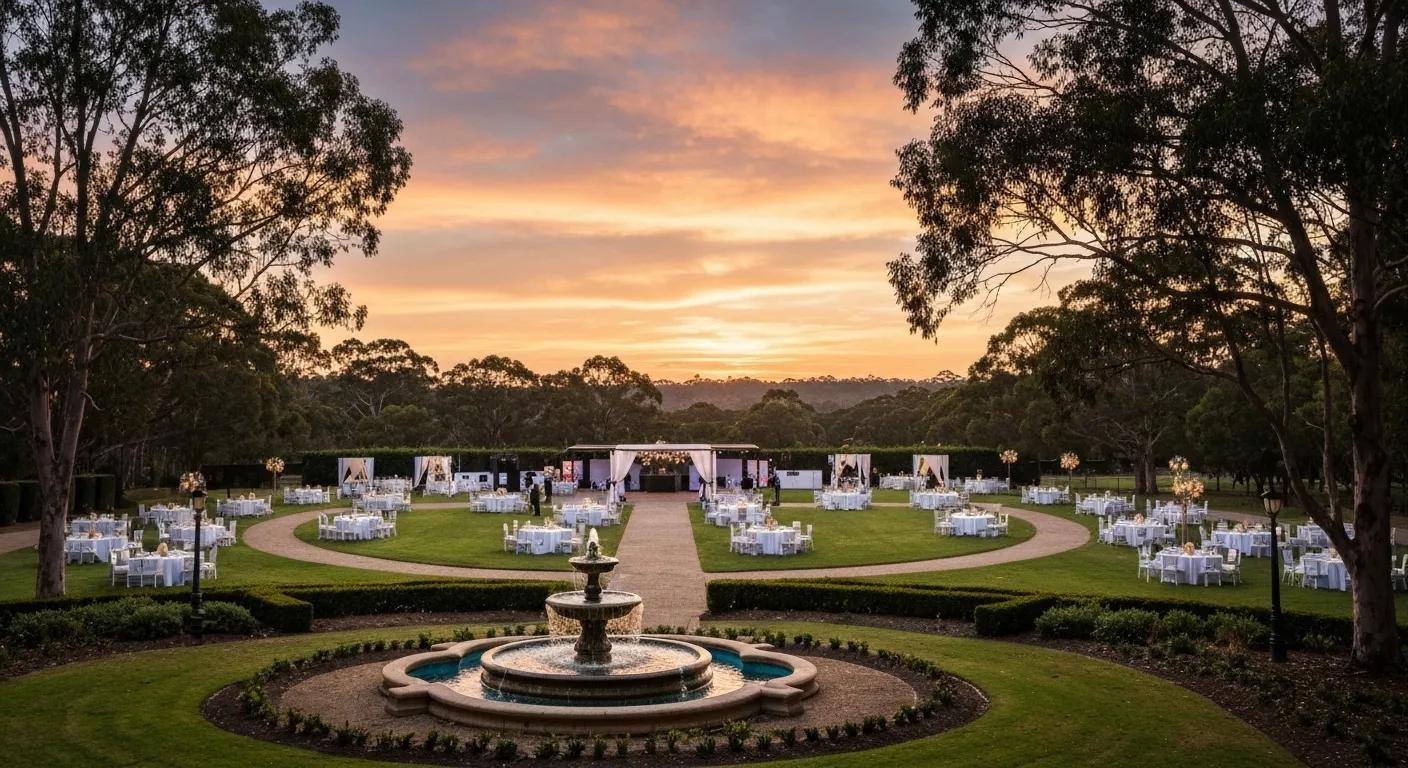Scenic view of a top wedding venue in Blacktown, ideal for DJ performances and celebrations